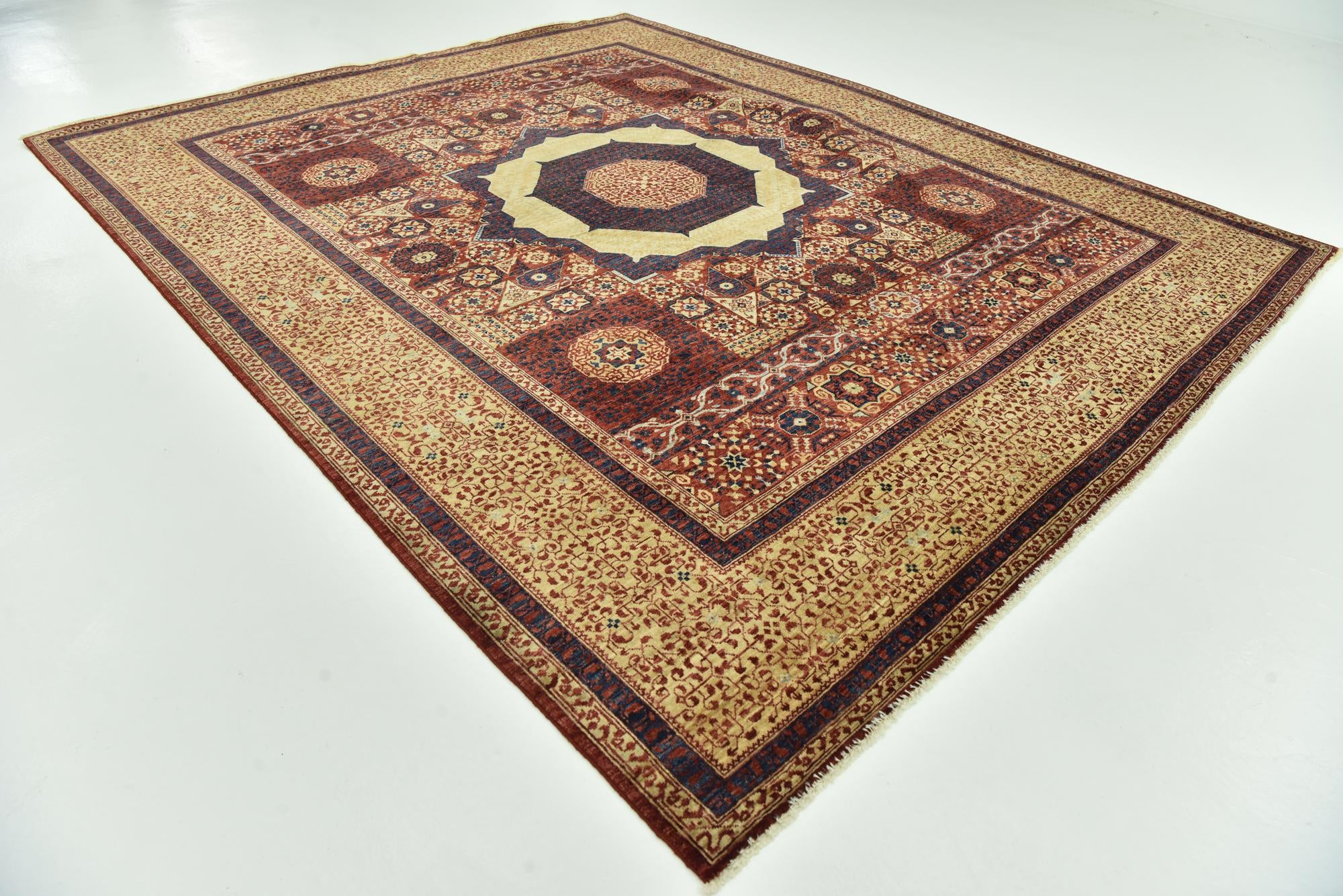 8' x 9' 9 Hand Knotted Mamluk Ziegler Oriental Rug