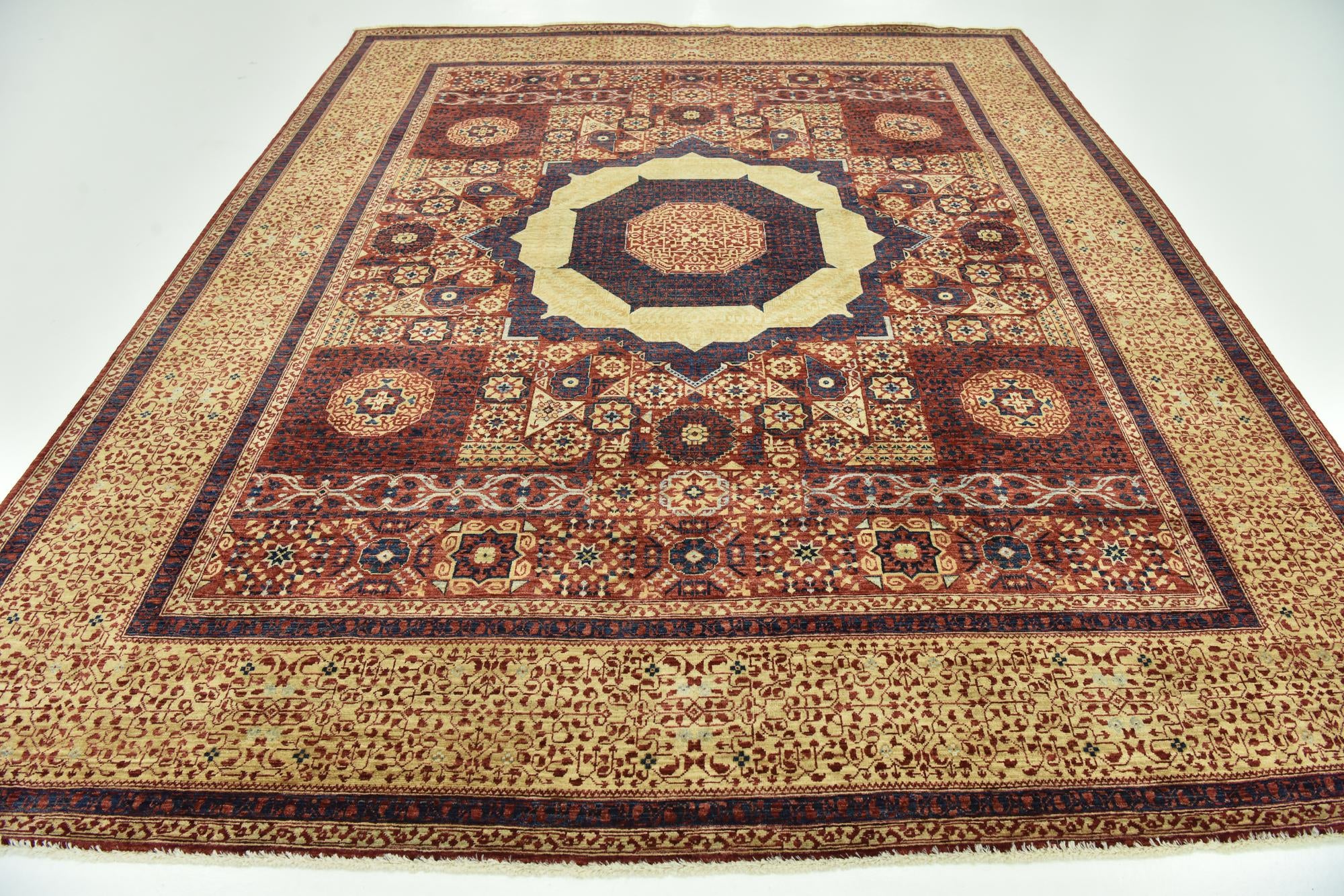 8' x 9' 9 Hand Knotted Mamluk Ziegler Oriental Rug