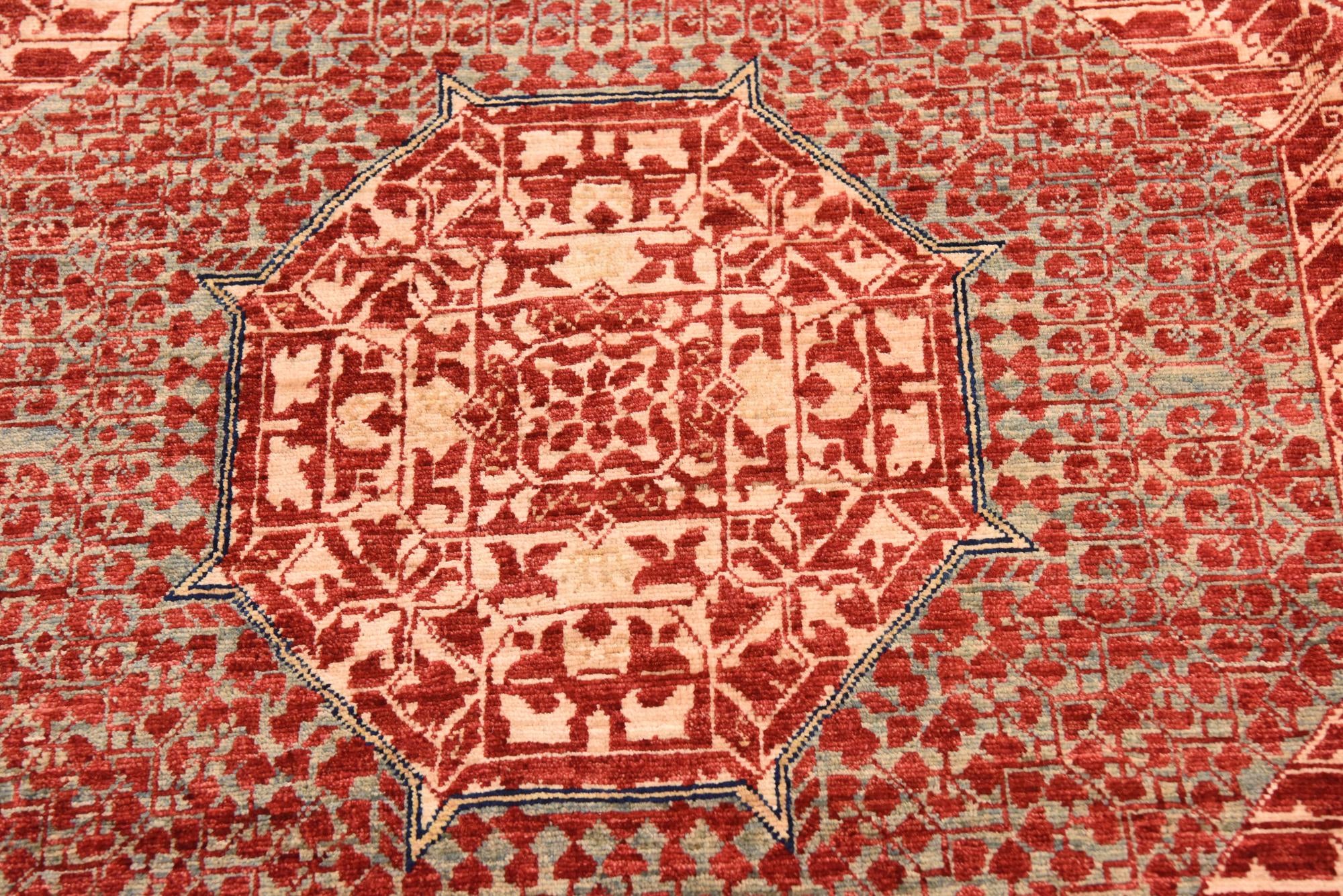 8' 2 x 10' 9 Hand Knotted Mamluk Ziegler Rug
