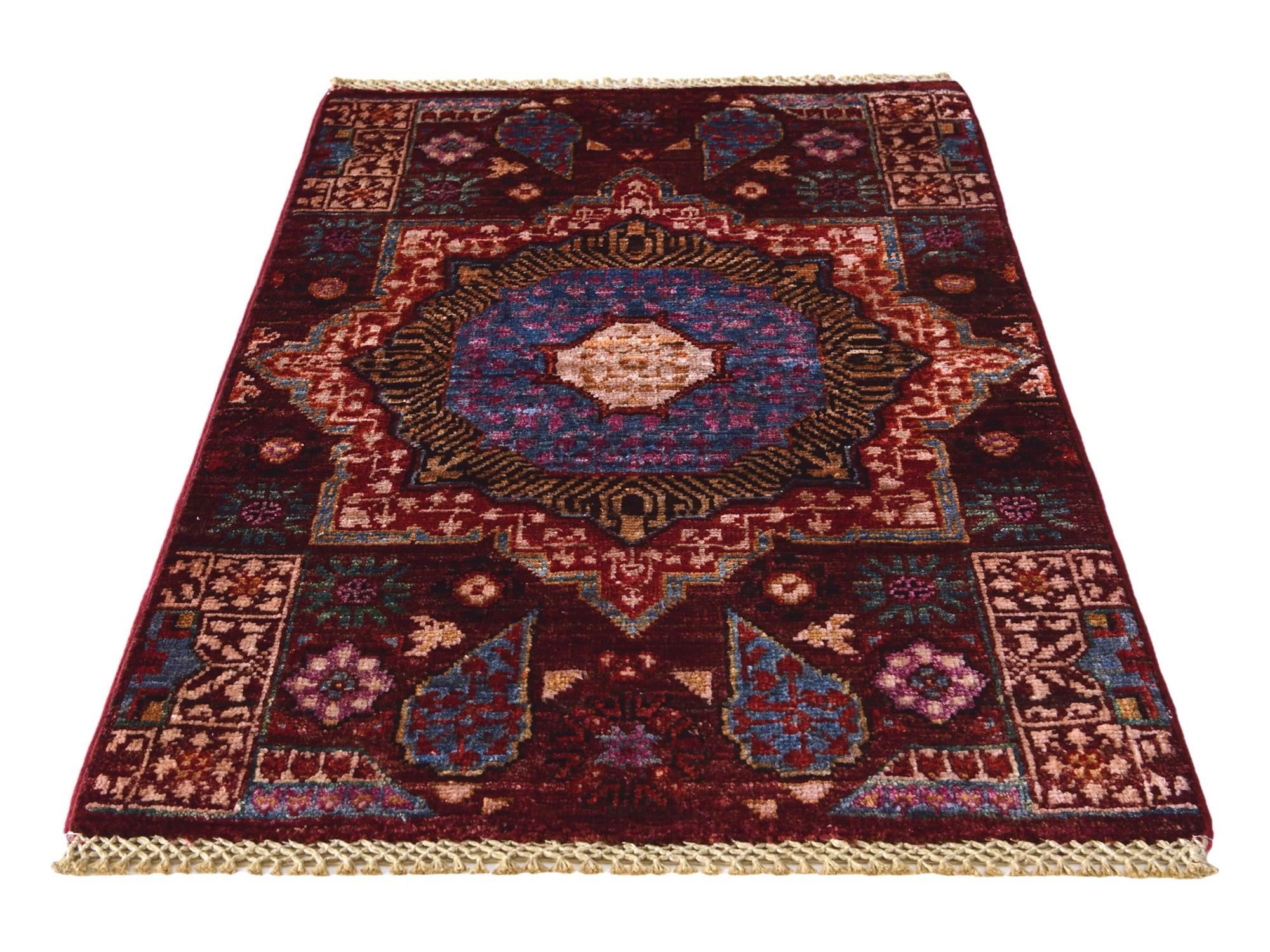 2' x 2' 11 Hand Knotted Mamluk Ziegler Rug