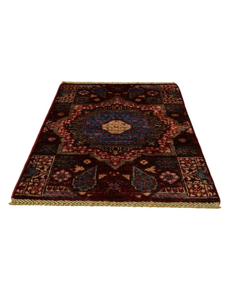 Detail image of 2' x 2' 11 Hand Knotted Mamluk Ziegler Rug