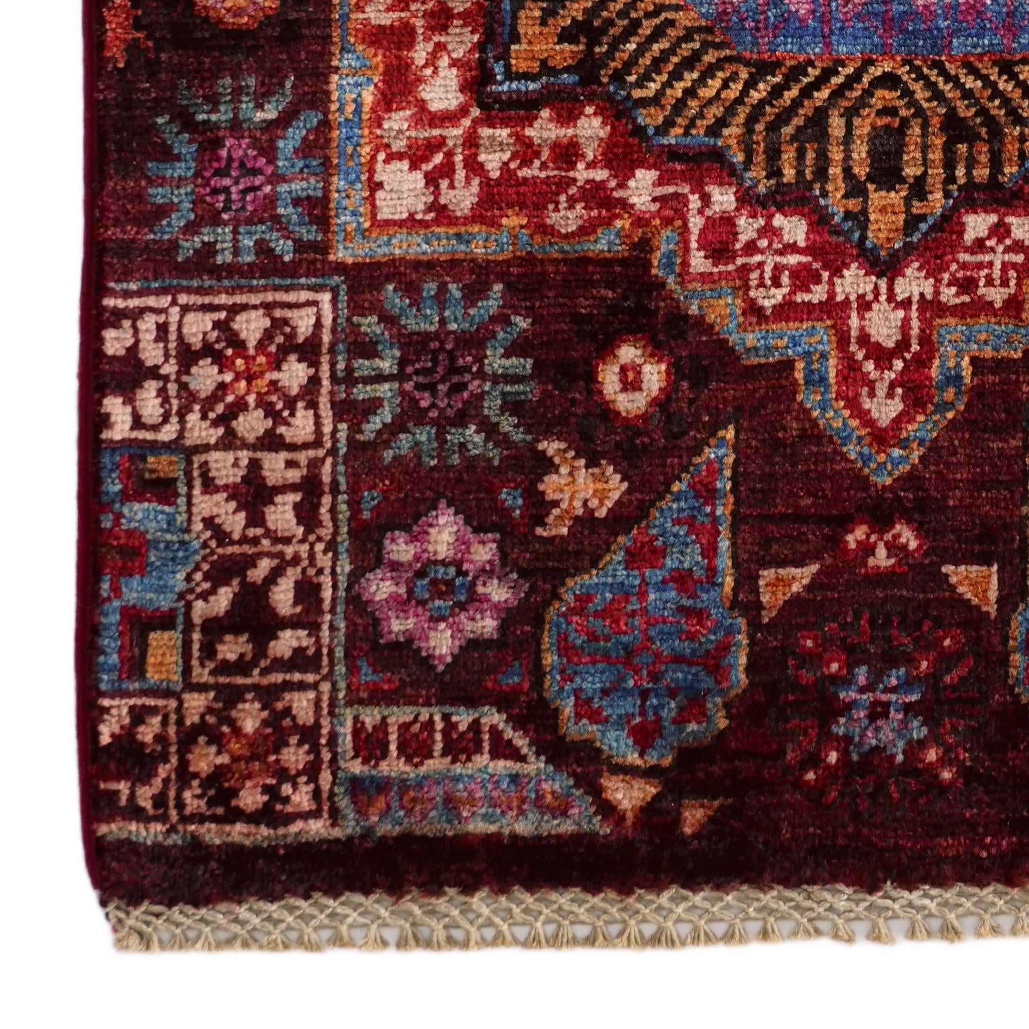 2' x 2' 11 Hand Knotted Mamluk Ziegler Rug