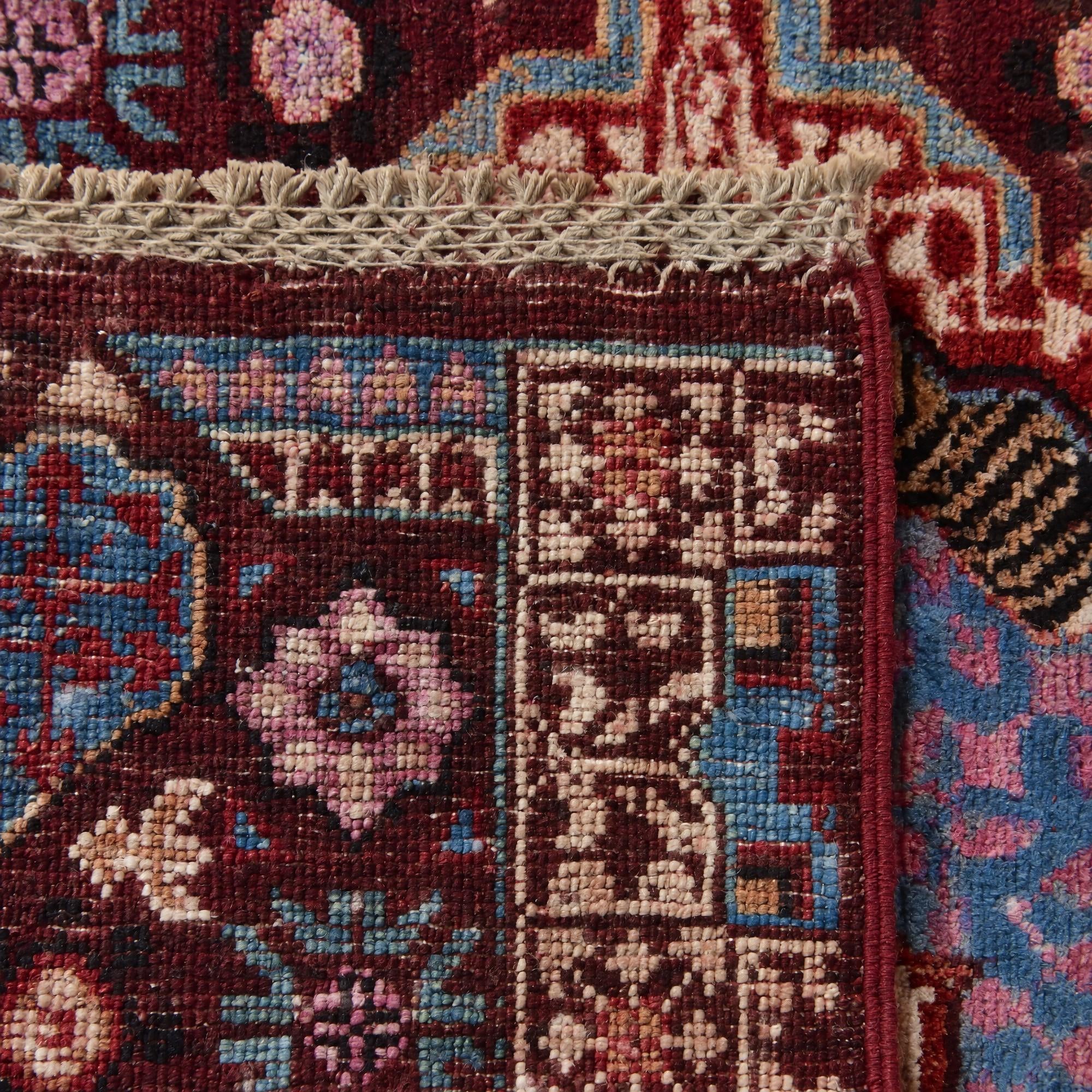 60cm x 90cm Hand Knotted Mamluk Ziegler Rug
