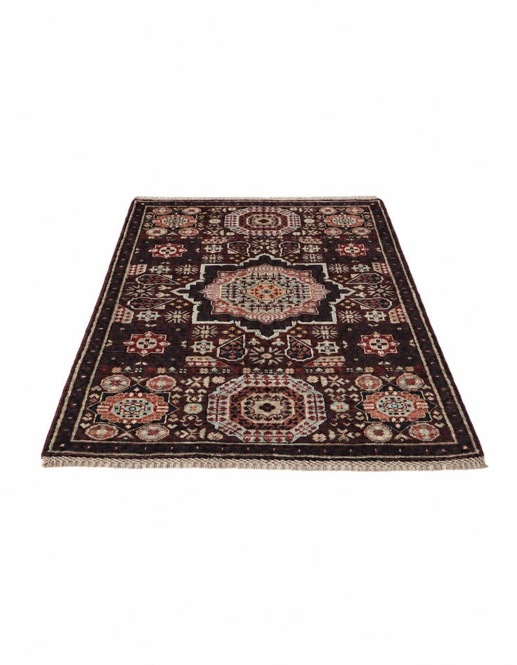 Detail image of 2' 8 x 4' Hand Knotted Mamluk Ziegler Rug