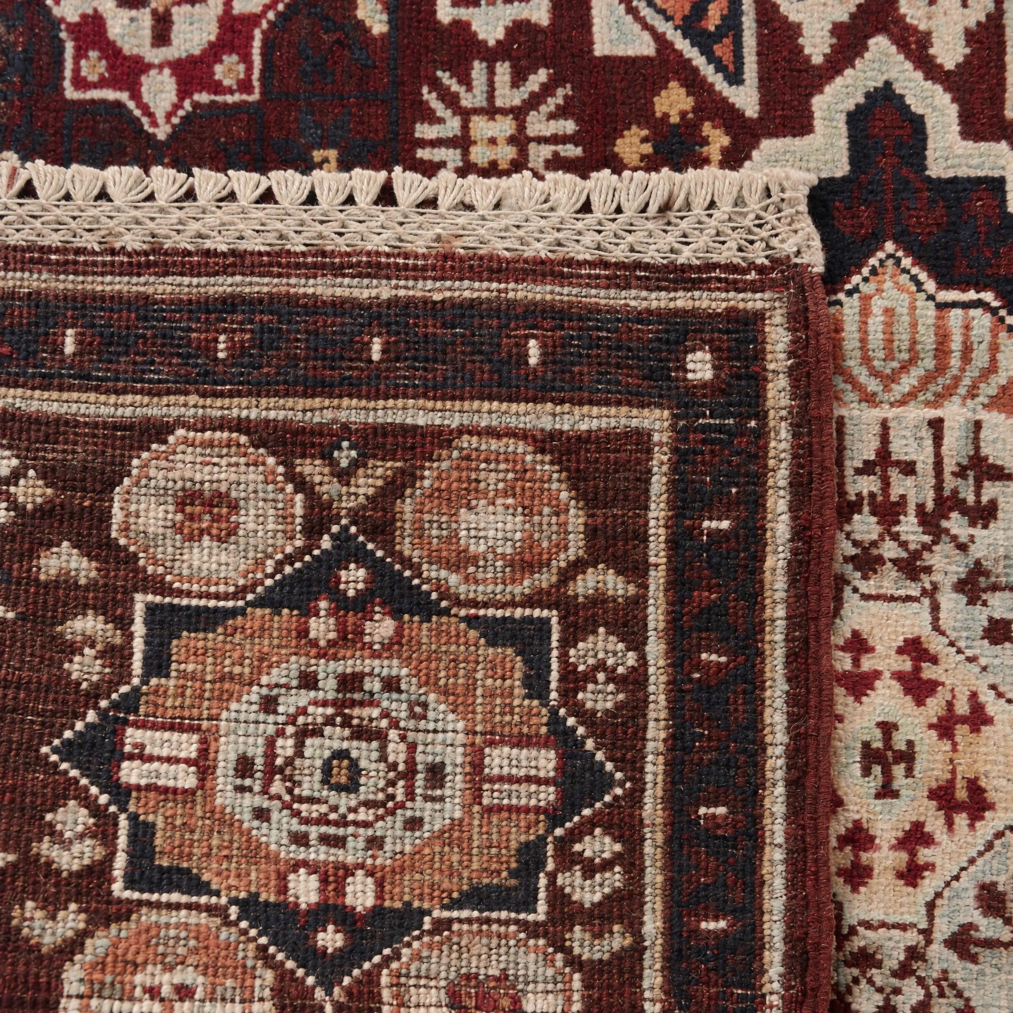 80cm x 120cm Hand Knotted Mamluk Ziegler Rug