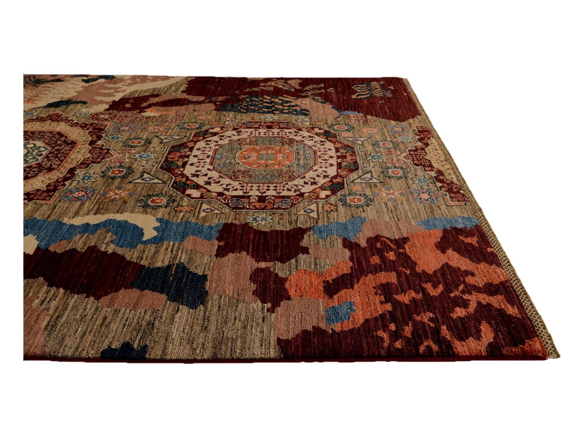 5' 8 x 7' 10 Hand Knotted Mamluk Ziegler Rug