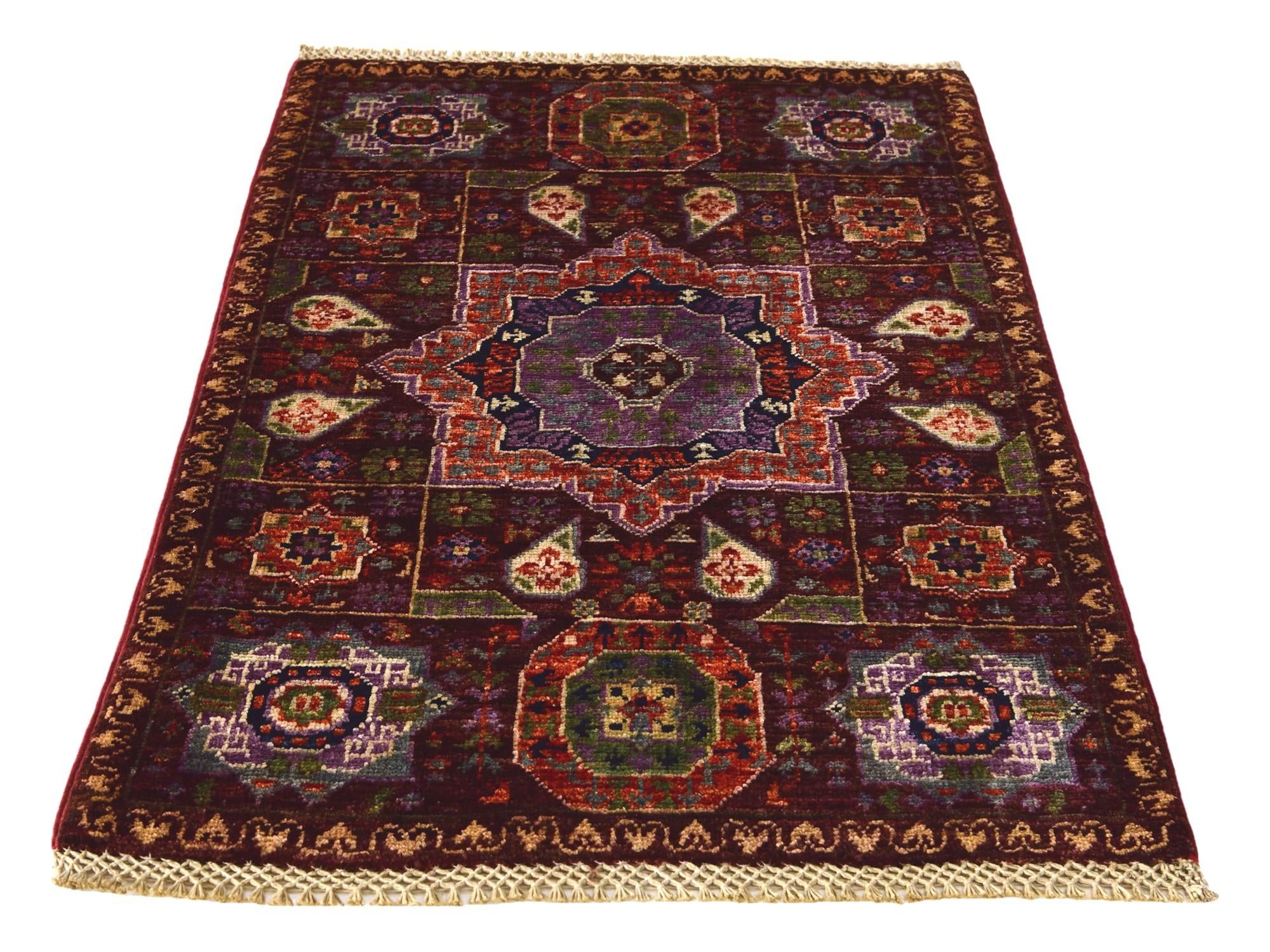 2' 1 x 3' 1 Hand Knotted Mamluk Ziegler Rug