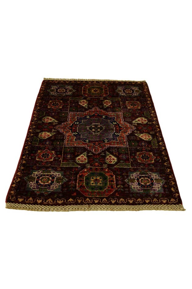 Detail image of 2' 1 x 3' 1 Hand Knotted Mamluk Ziegler Rug