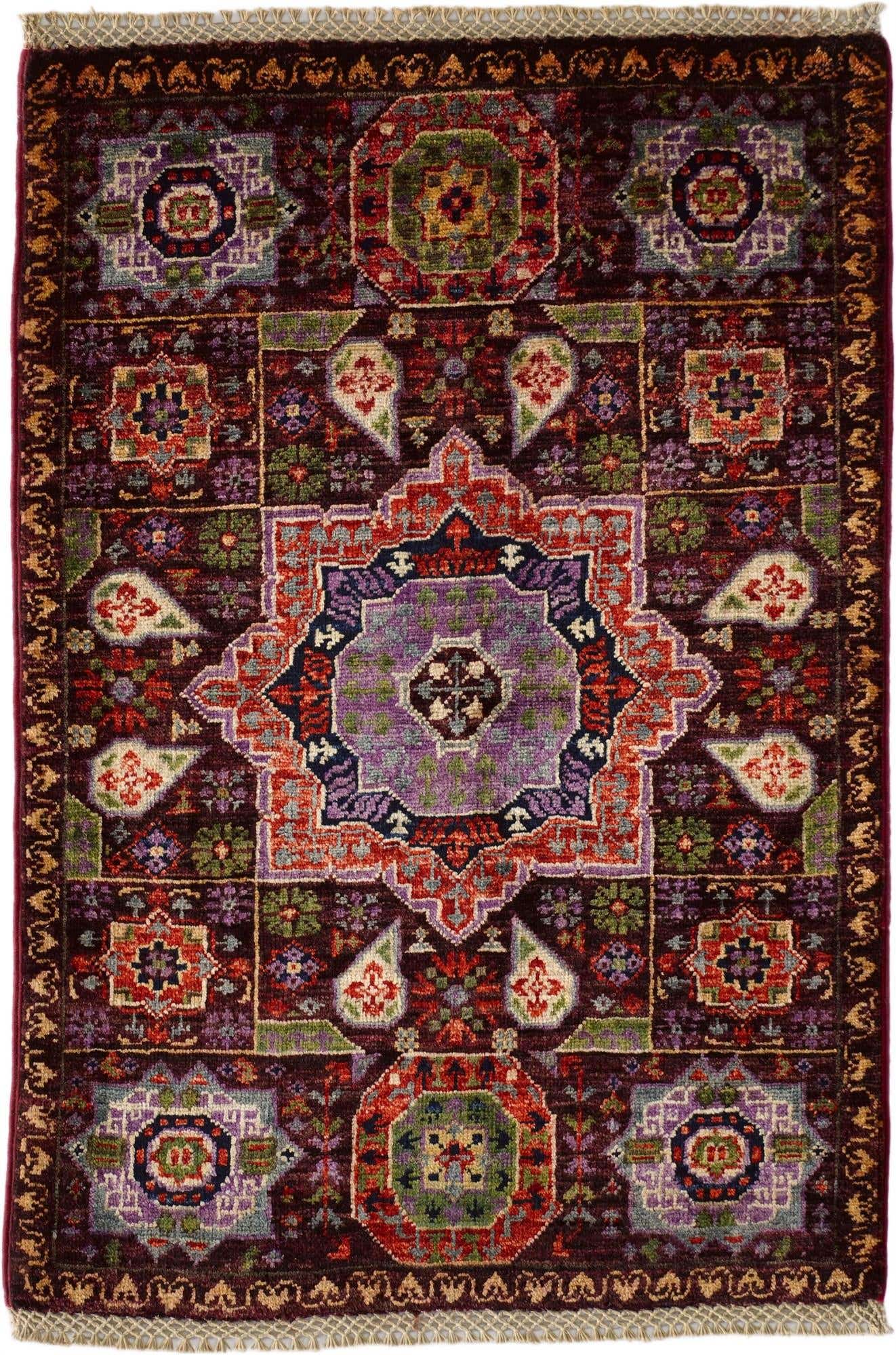 2' 1 x 3' 1 Hand Knotted Mamluk Ziegler Rug