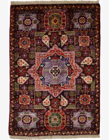 2' 1 x 3' 1 Hand Knotted Mamluk Ziegler Rug