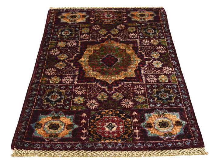 2' x 3' 1 Hand Knotted Mamluk Ziegler Rug