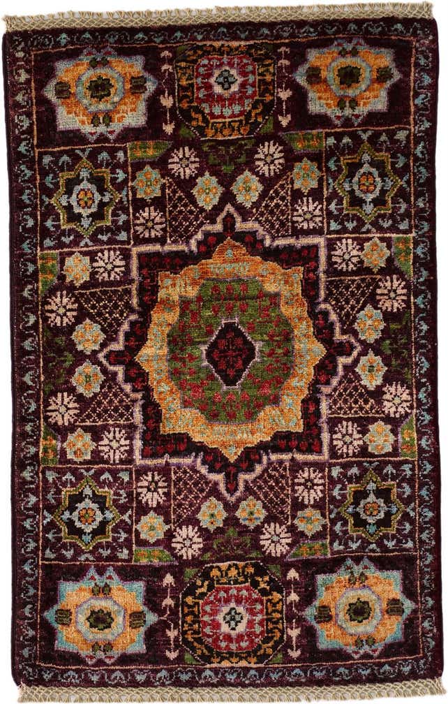 2' x 3' 1 Hand Knotted Mamluk Ziegler Rug