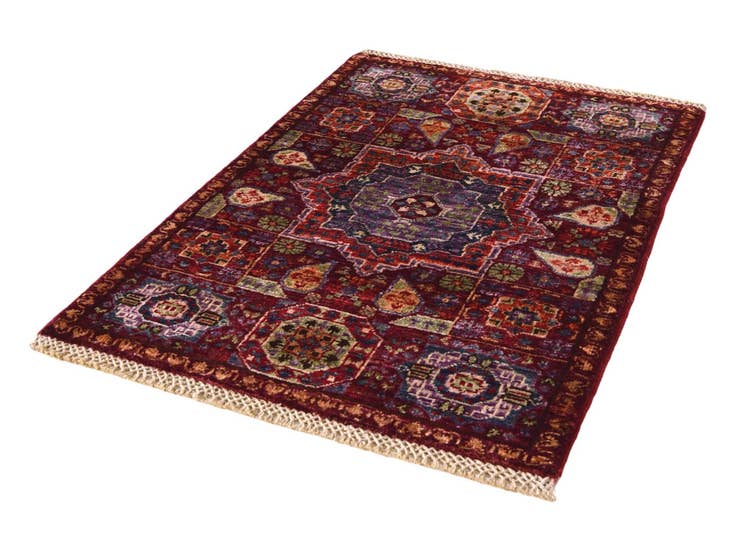 Detail image of 2' 1 x 3' 1 Hand Knotted Mamluk Ziegler Rug