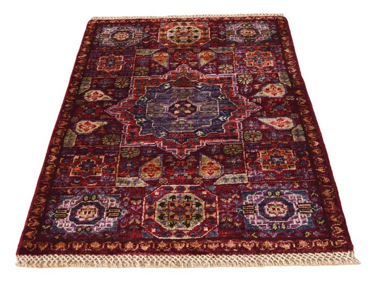 Detail image of 2' 1 x 3' 1 Hand Knotted Mamluk Ziegler Rug
