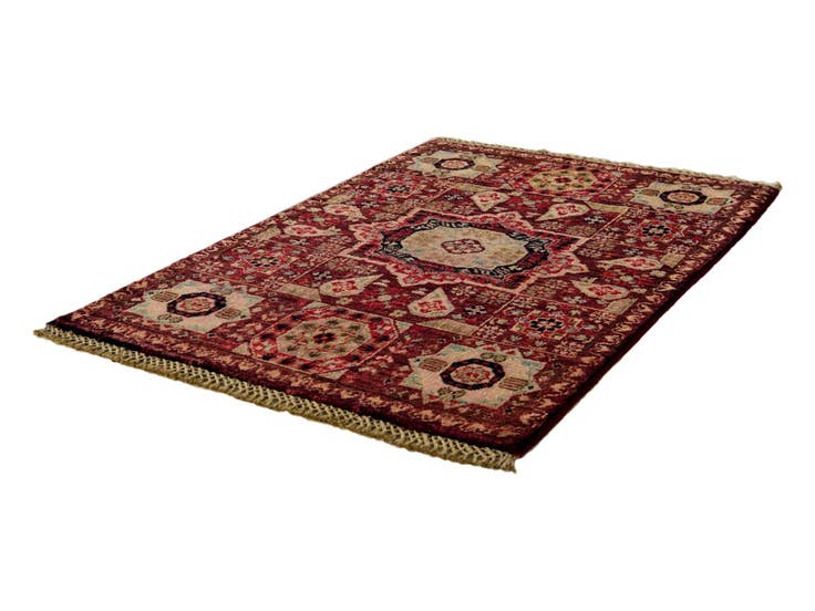 Detail image of 2' x 3' Hand Knotted Mamluk Ziegler Rug