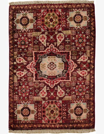 2' x 3' Hand Knotted Mamluk Ziegler Rug