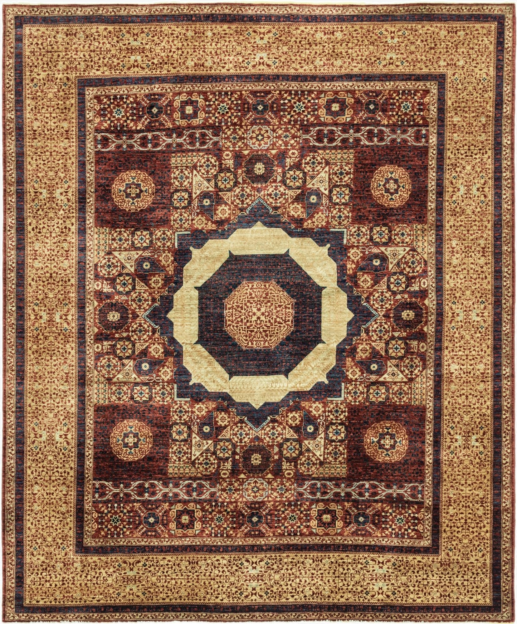 8' x 9' 9  Hand Knotted Mamluk Ziegler Oriental Rug