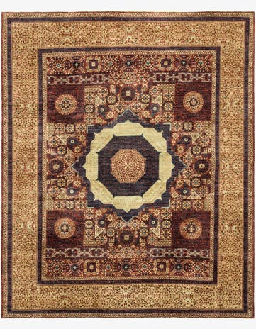8' x 9' 9 Hand Knotted Mamluk Ziegler Oriental Rug