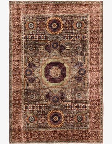 5' 11 x 8' 11 Hand Knotted Mamluk Ziegler Rug