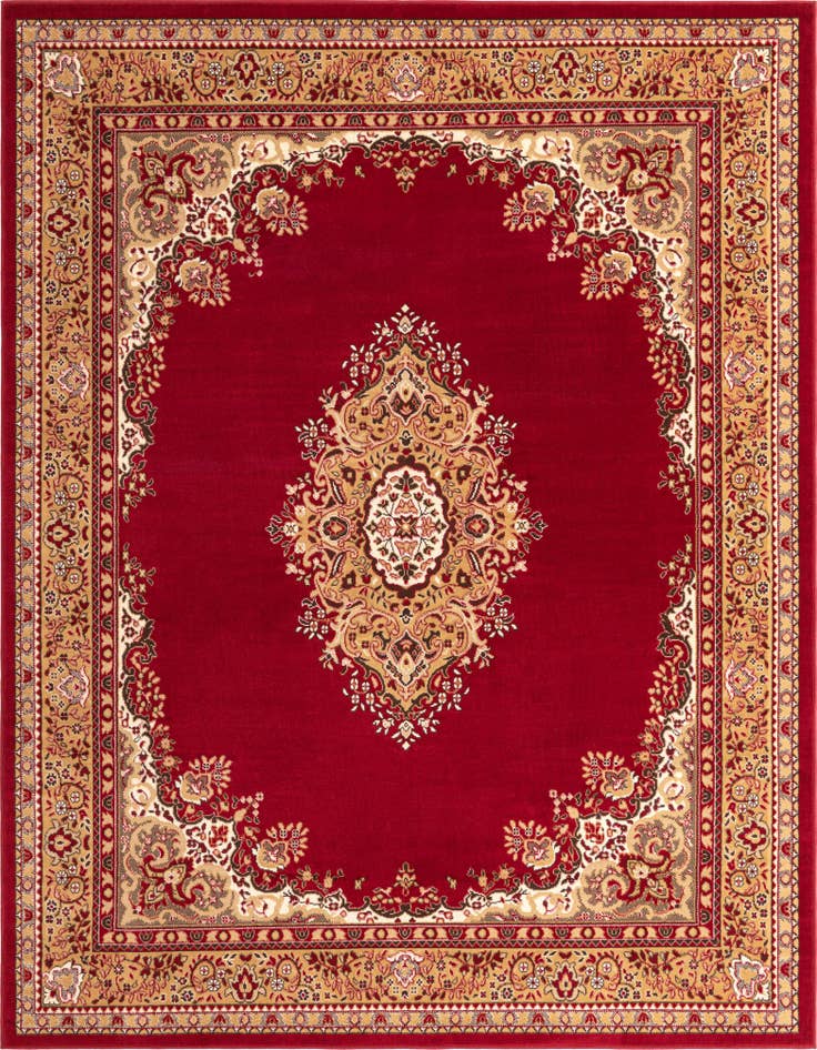 Detail image of 7' 10 x 10' Mashad Design Rug