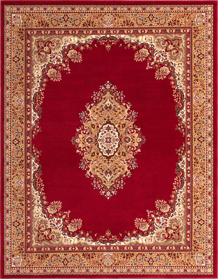 Detail image of 7' 10 x 10' Mashad Design Rug
