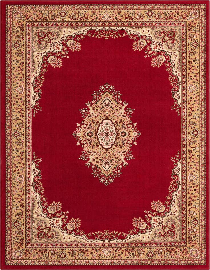 Detail image of 5' 3 x 8' Mashad Design Rug