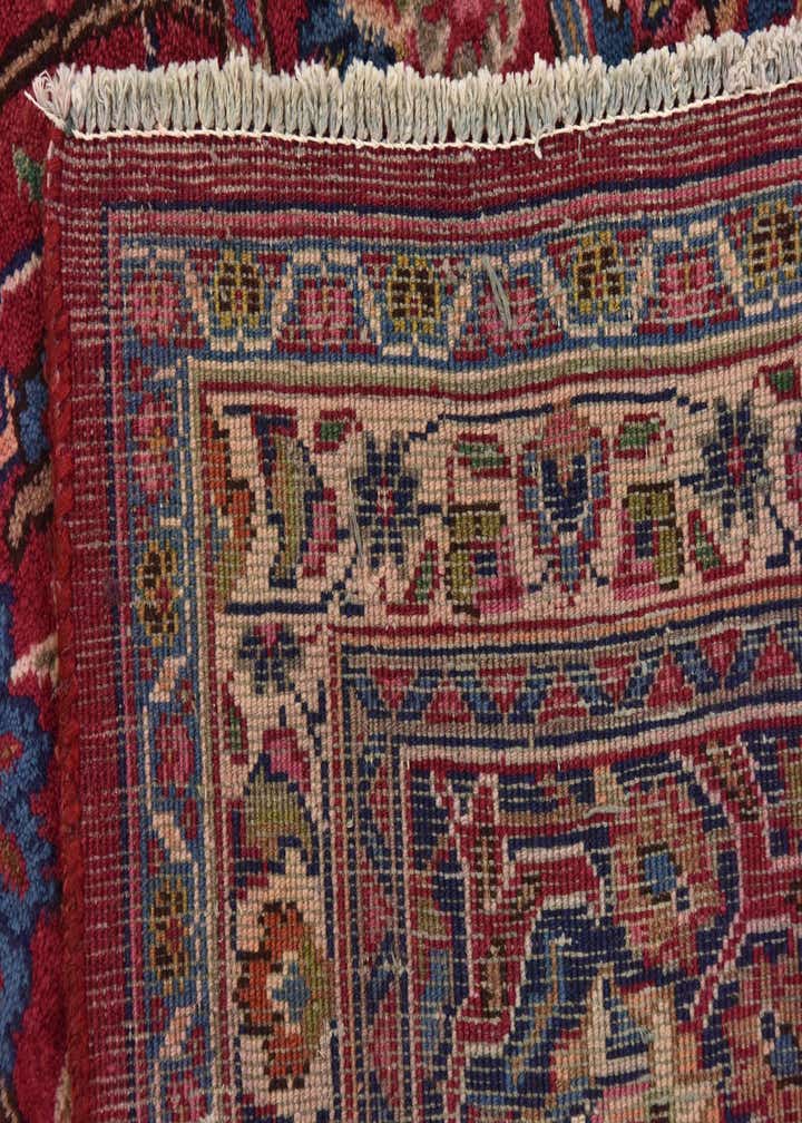 9' 6 x 12' 9 Hand Knotted Mashad Persian Wool Rug