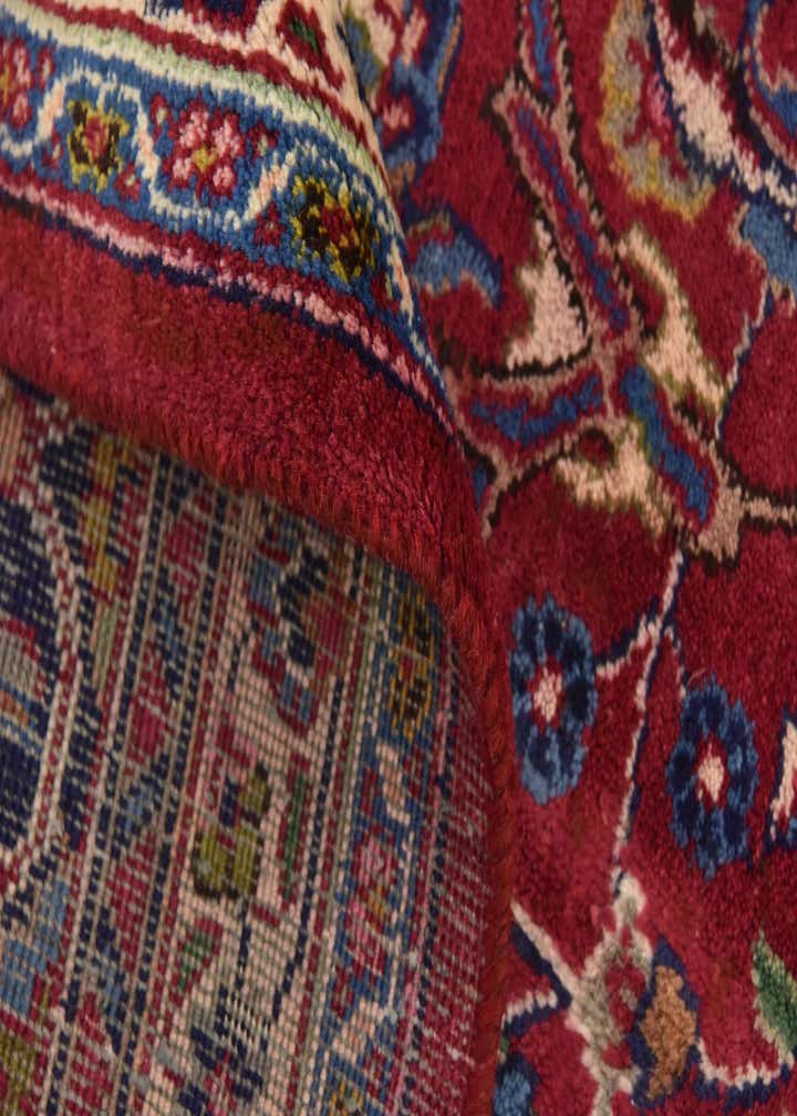 9' 6 x 12' 9 Hand Knotted Mashad Persian Wool Rug