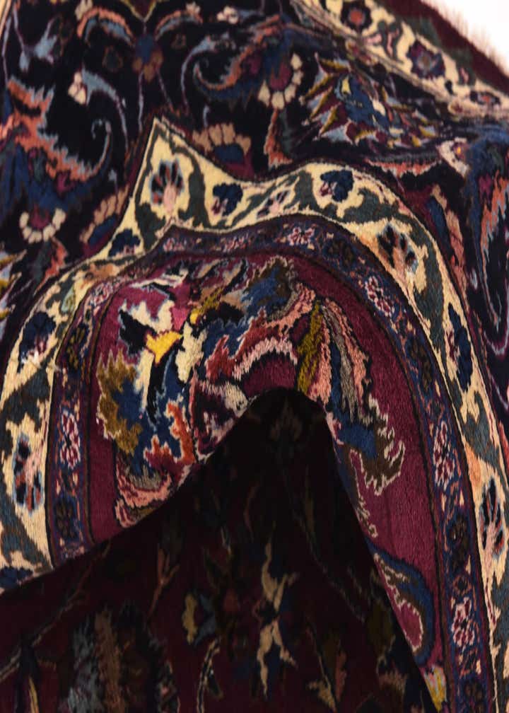 9' 8 x 12' 7 Hand Knotted Mashad Persian Wool Rug