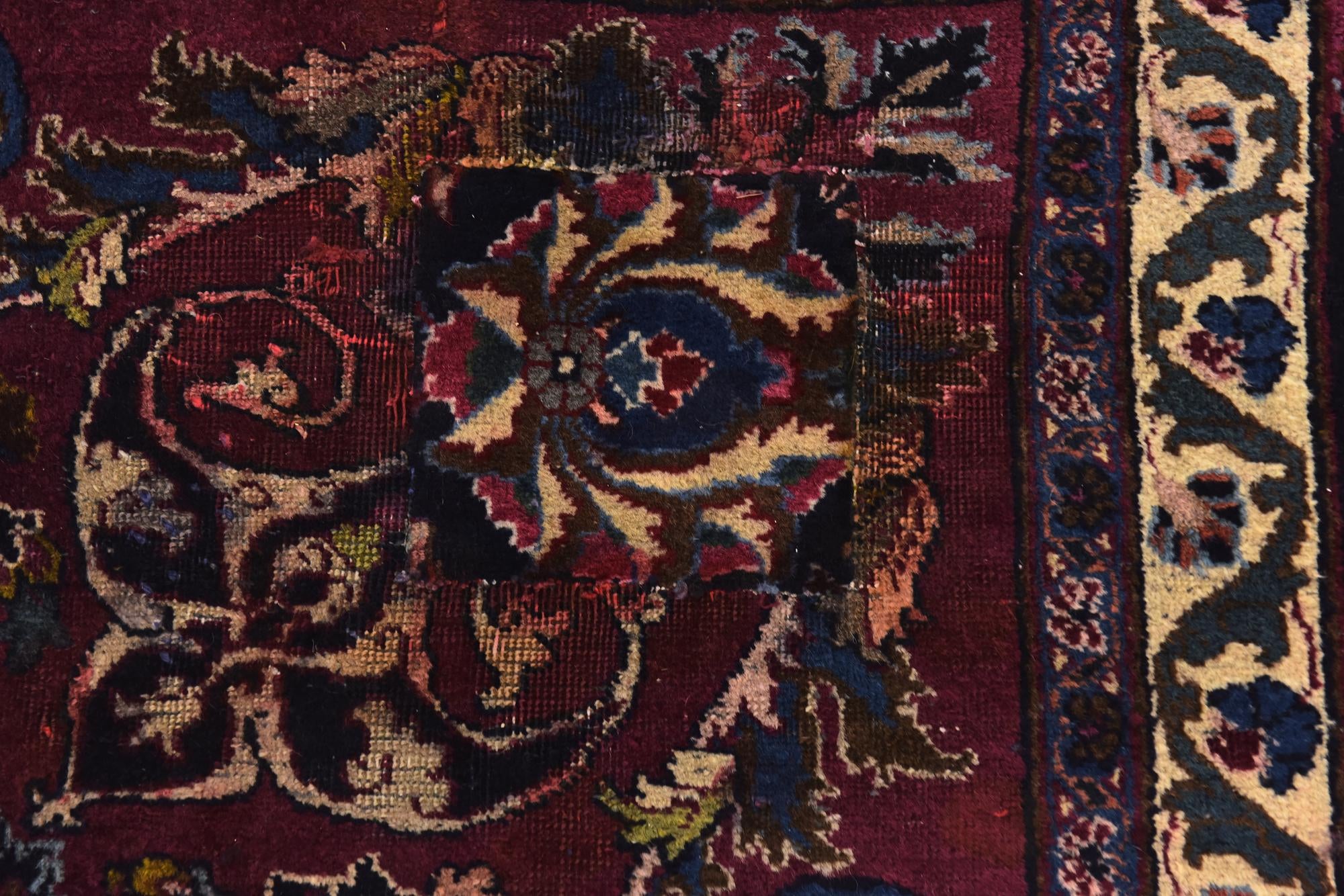 295cm x 385cm Hand Knotted Mashad Persian Wool Rug