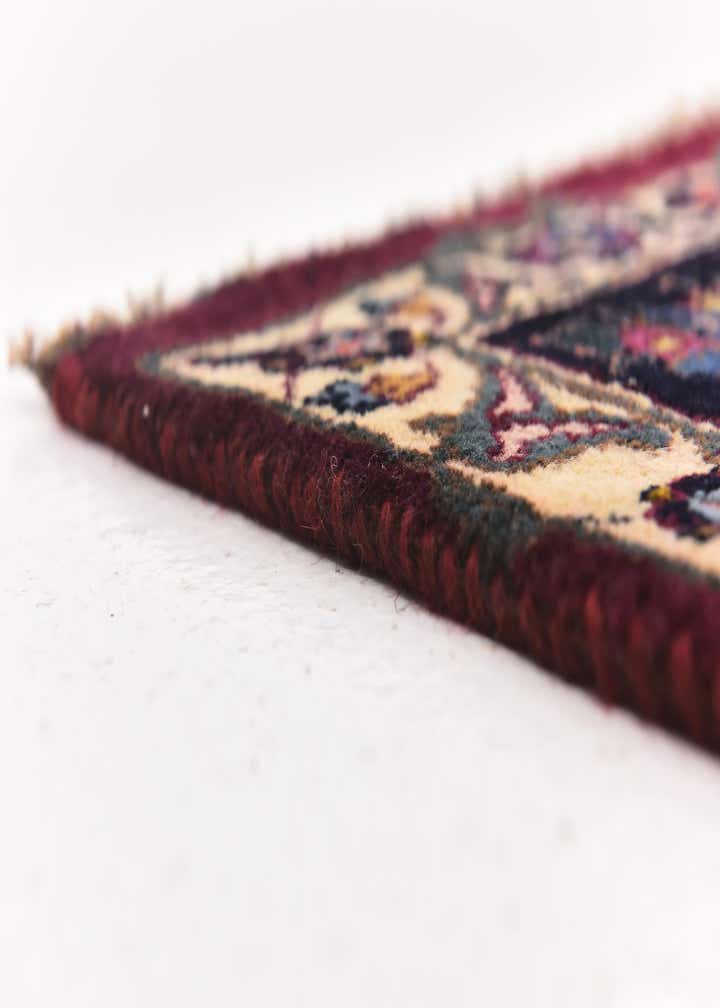 9' 8 x 12' 7 Hand Knotted Mashad Persian Wool Rug