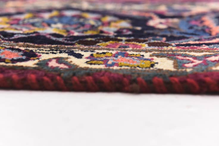 Detail image of 9' 8 x 12' 7 Hand Knotted Mashad Persian Wool Rug