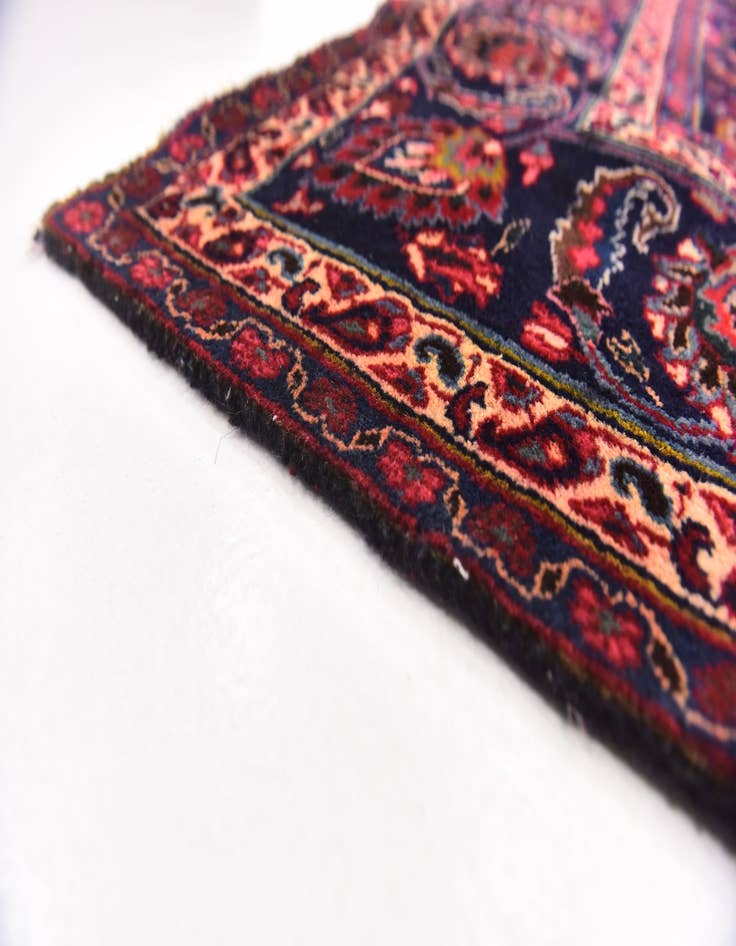 Detail image of 7' 10 x 11' Hand Knotted Mashad Persian Wool Rug