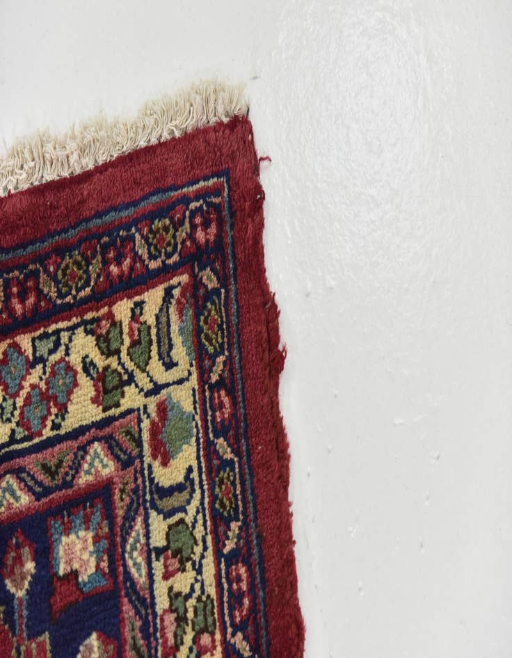 Detail image of 9' 9 x 12' 6  Hand Knotted Mashad Persian Wool Rug