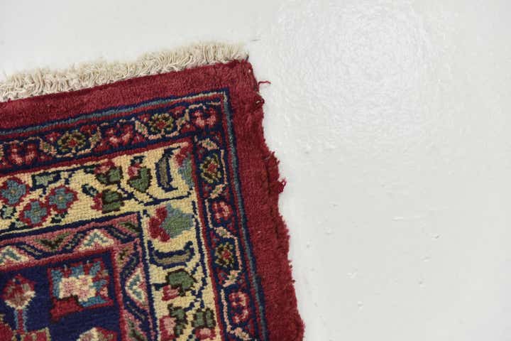 9' 9 x 12' 6 Hand Knotted Mashad Persian Wool Rug