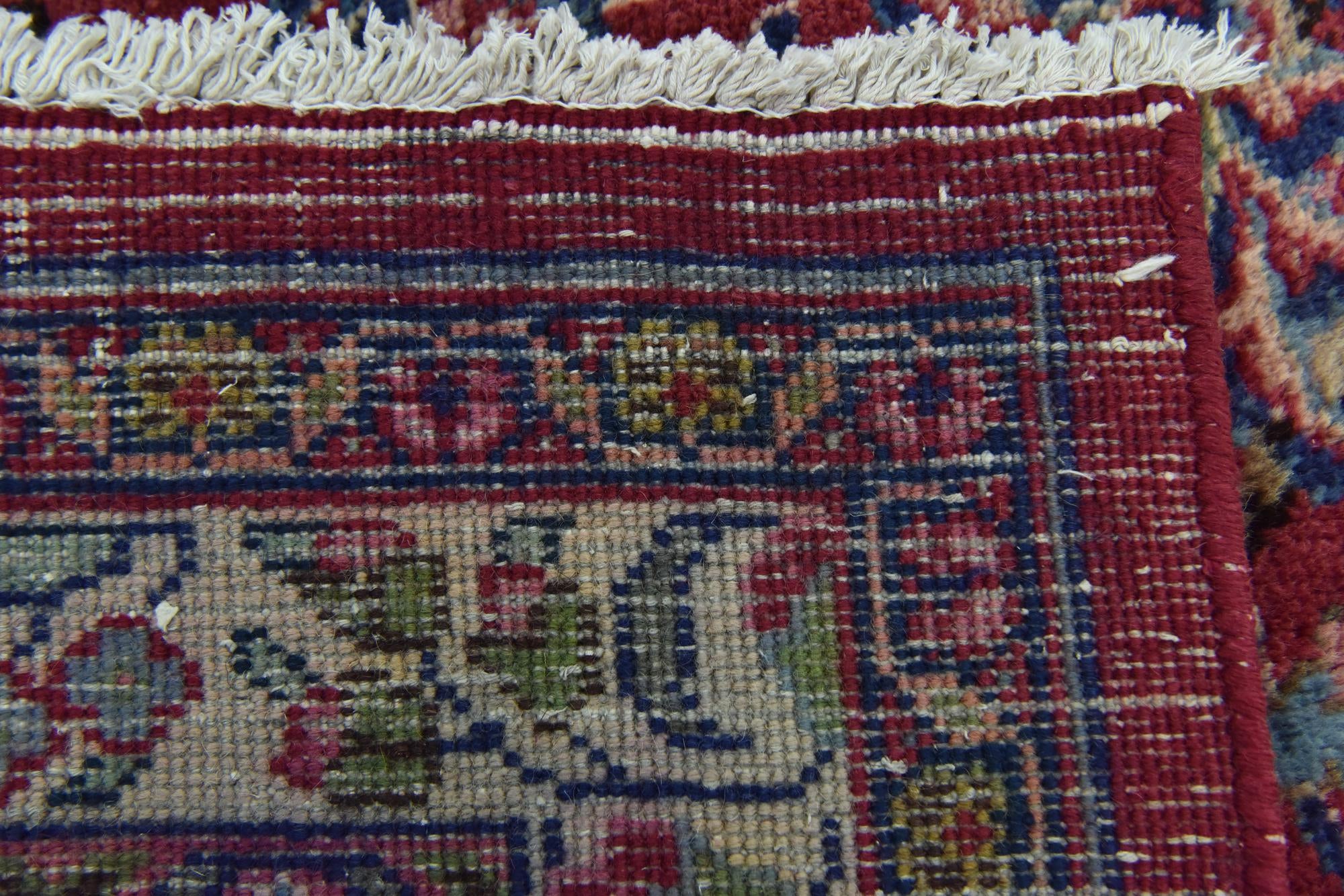 9' 9 x 12' 6 Hand Knotted Mashad Persian Wool Rug