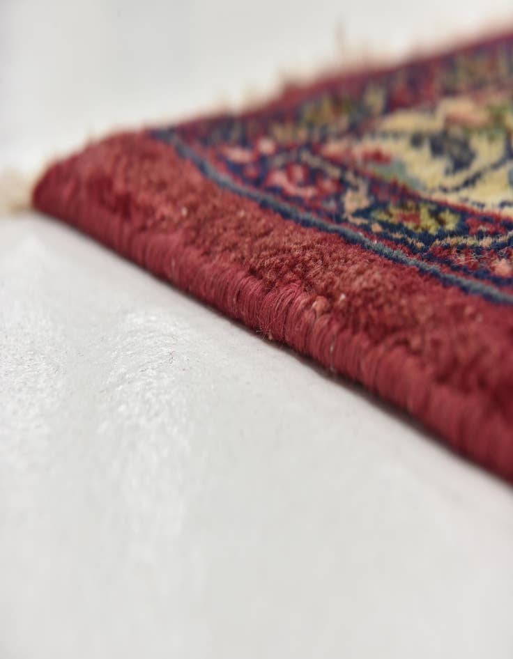 Detail image of 9' 9 x 12' 6  Hand Knotted Mashad Persian Wool Rug