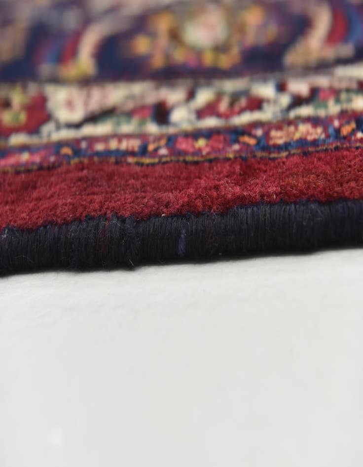 Detail image of 9' 9 x 12' 7  Hand Knotted Mashad Persian Wool Rug