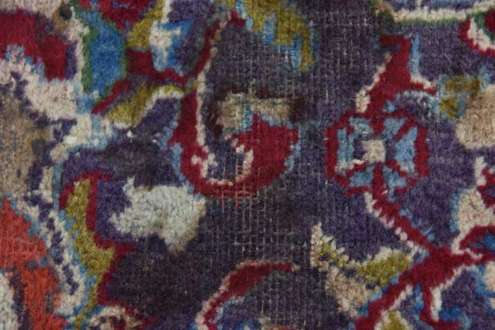 9' 7 x 12' 7 Hand Knotted Mashad Persian Wool Rug