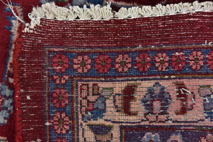 9' 7 x 12' 7 Hand Knotted Mashad Persian Wool Rug