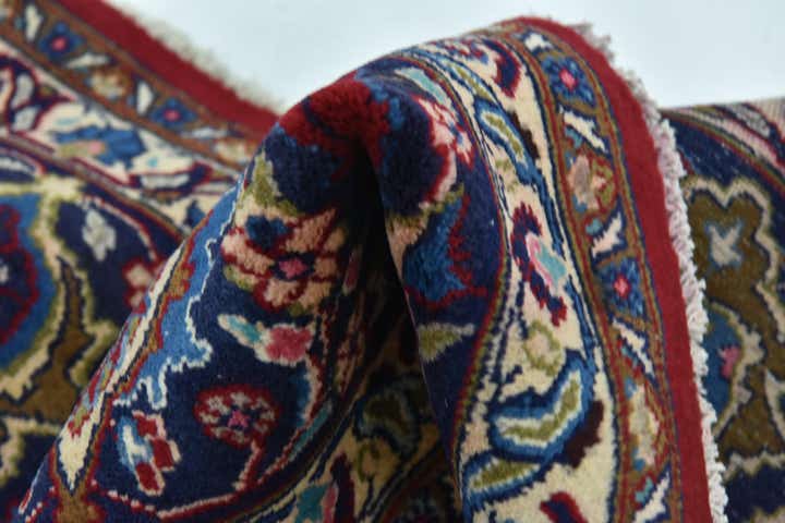 9' 9 x 12' 9 Hand Knotted Mashad Persian Wool Rug