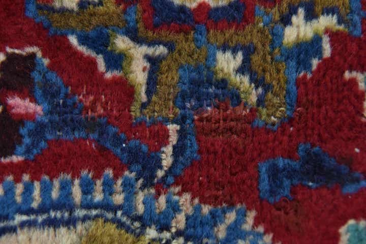 9' 9 x 12' 9 Hand Knotted Mashad Persian Wool Rug
