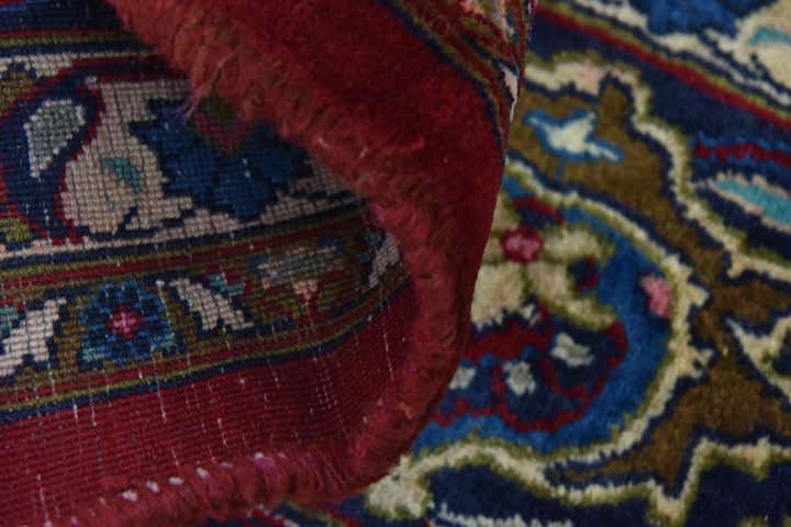 9' 9 x 12' 9 Hand Knotted Mashad Persian Wool Rug