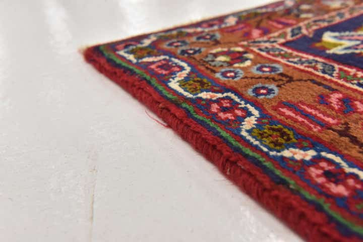 9' 8 x 12' 5 Hand Knotted Mashad Persian Wool Rug