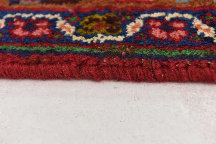 9' 8 x 12' 5 Hand Knotted Mashad Persian Wool Rug