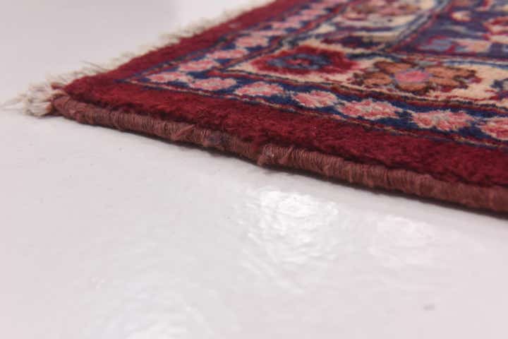 9' 7 x 13' Hand Knotted Mashad Persian Wool Rug