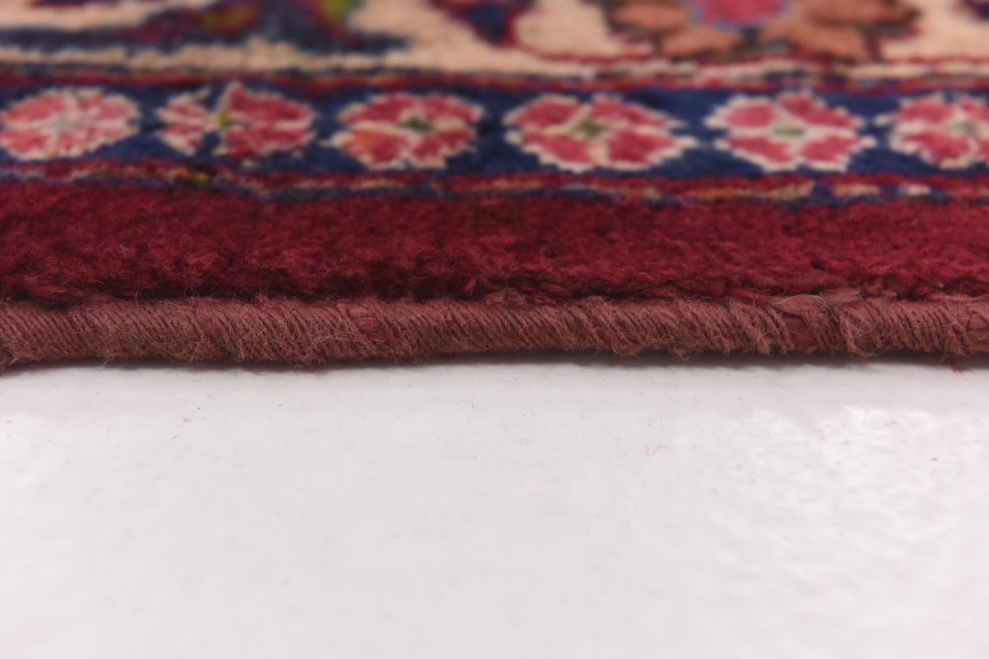9' 7 x 13' Hand Knotted Mashad Persian Wool Rug