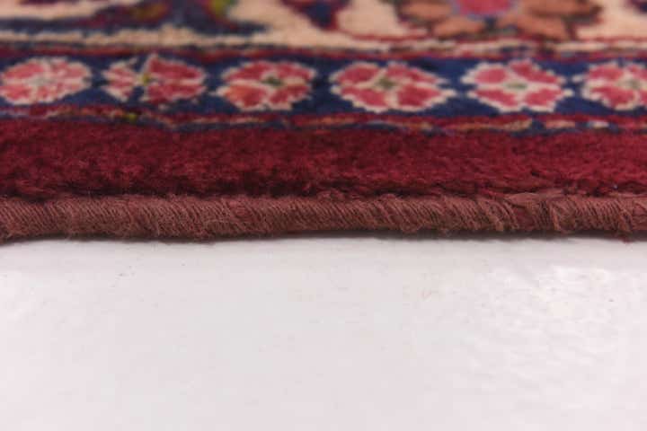 9' 7 x 13' Hand Knotted Mashad Persian Wool Rug