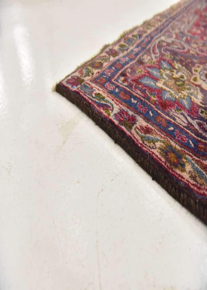 7' 6 x 10' 4 Hand Knotted Mashad Persian Wool Rug