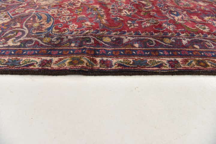7' 6 x 10' 4 Hand Knotted Mashad Persian Wool Rug